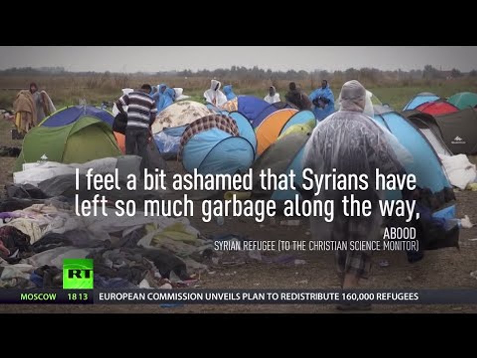 Transit Trash: Locals angry over garbage left behind by migrants and refugees