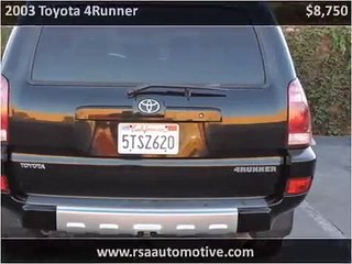 2003 Toyota 4Runner Used Cars Brea CA