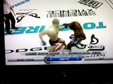 Double knockdown Rampage Jackson vs. Wanderlei Silva in UFC 3 video game