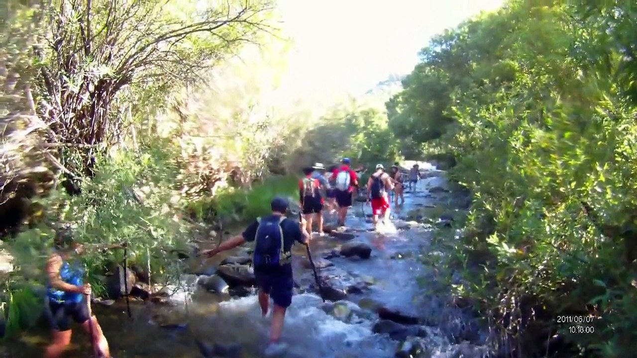 Tracking por el rio verde