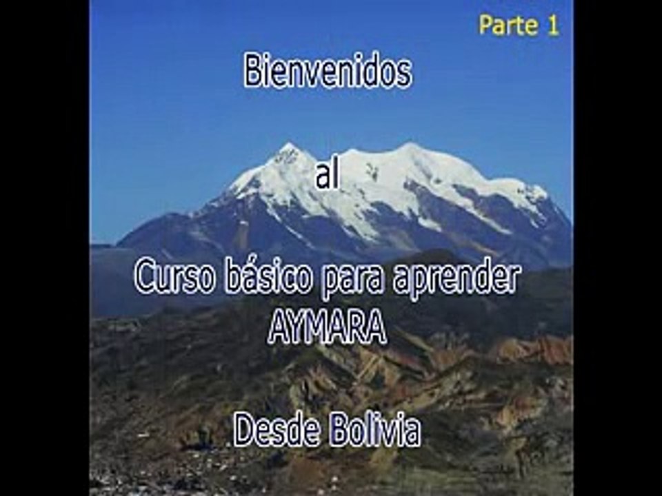 Curso básico para aprender Aymara 1