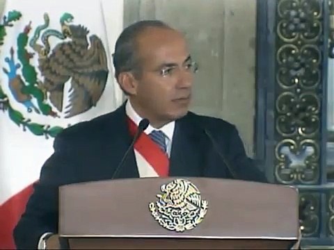 Cena en ocasión de la Transmisión del Poder Ejecutivo Federal