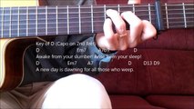 Catholic Hymn Guitar Solo / Fingerstyle Chord Lesson - City of God (Dan Schutte)