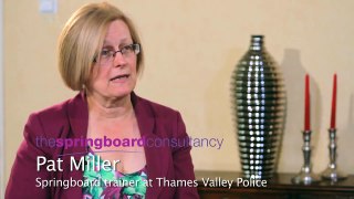 Experiences of training Springboard in Thames valley Police: Pat Miller