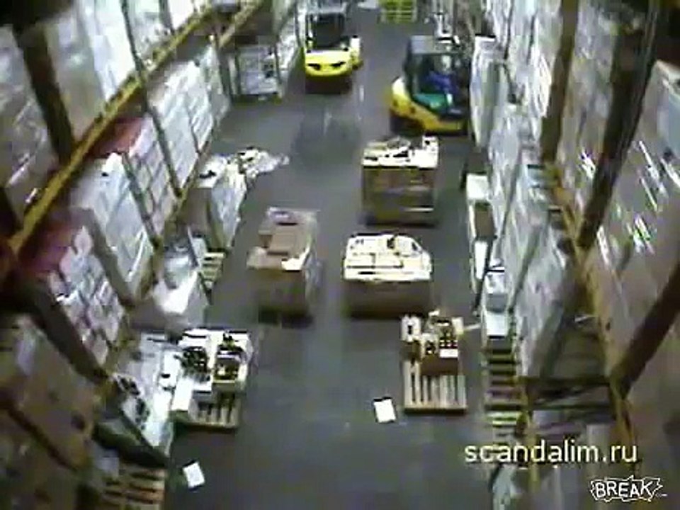 Buzz effondrement entrepot