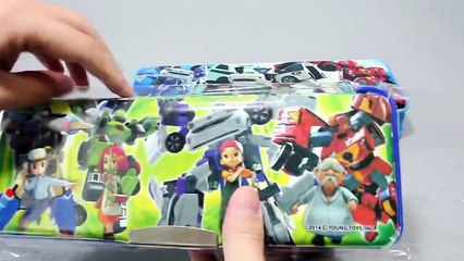 장난감 만화 또봇 쿼트란 엑스와이 트라이탄 고급 자석 디자인 필통 리뷰 동영상 Tobot 또봇 11기 12기 13기 14기 전체 차