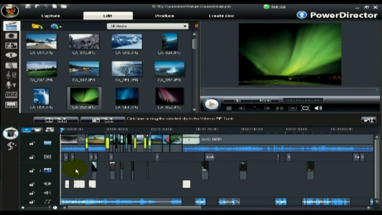 CyberLink PowerDirector 7 - Creating Opening/Closing Credits