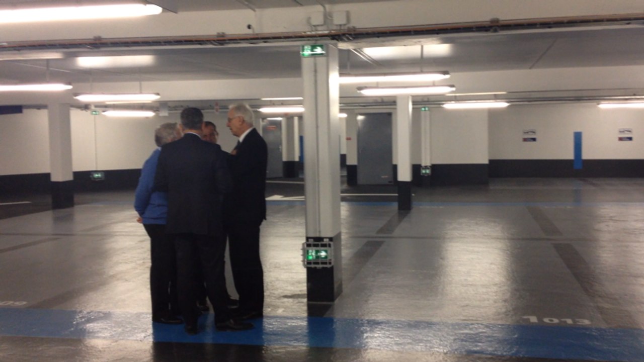 Visite du parking souterrain Foch à Trouville
