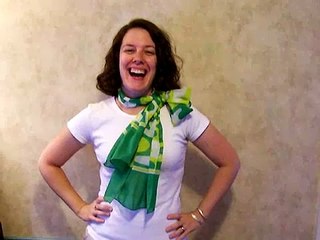 Scarf Tying  Tutorial 1