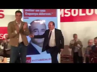 Iceta baila por Freddy Mercury ante Pedro Sánchez en el arranque de campaña