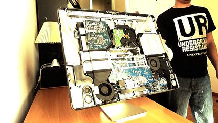  iMac LCD Panel Cleaning Shadows/dust 