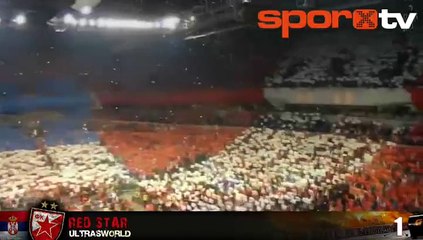 Kızılyıldız tribünlerinden görülmemiş şov!...