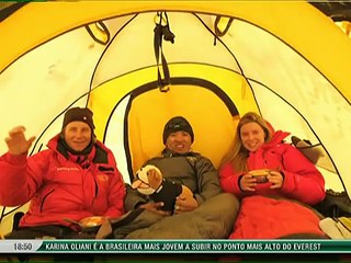 Karina Oliani + Jovem Brasileira A Chegar Ao Topo Do Everest