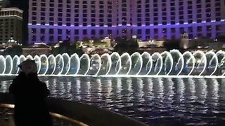 Bellagio Water Fountain Show Luck Be A Lady by Frank Sinatra