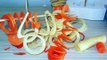 528-7-2 How to cut a spiral potato curly  fries chips cutter chip on a stick