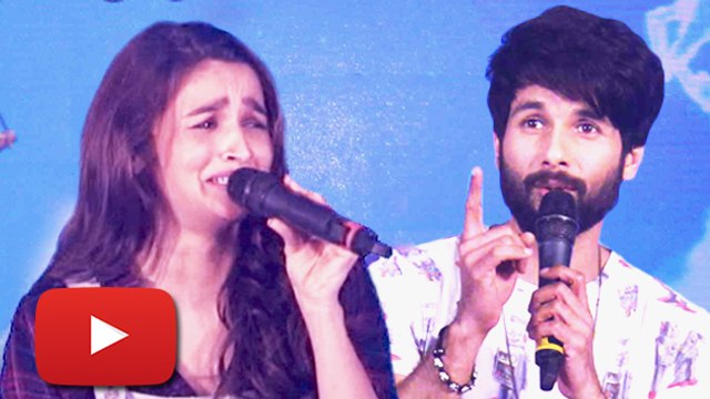 Alia Bhatt CRIED Coz Of Shahid Kapoor | #LehrenTurns29