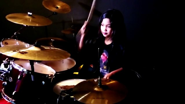 METALLICA - ENTER SANDMAN - DRUM COVER BY NUR AMIRA SYAHIRA
