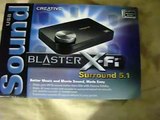 USB SOUND CREATIVE BLASTER X-Fi  SURROUND 5.1 UNBOXING