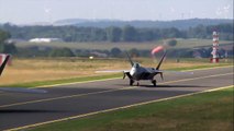 F-22 Raptor Stealth Takeoff From Germany Tyndall AFB HD