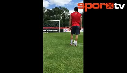 Lewandowski'den çılgın deneme!