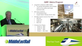 Qatar Railways Company presentation from Middle East Rail 2012