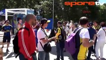 Fenerbahçe taraftarları Madrid'e akın etti!