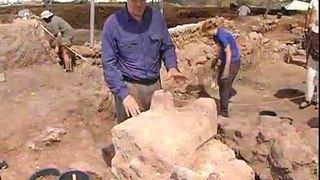 חשיפת מזבח פלישתי נדיר בחפירות בעיר הקדומה גת