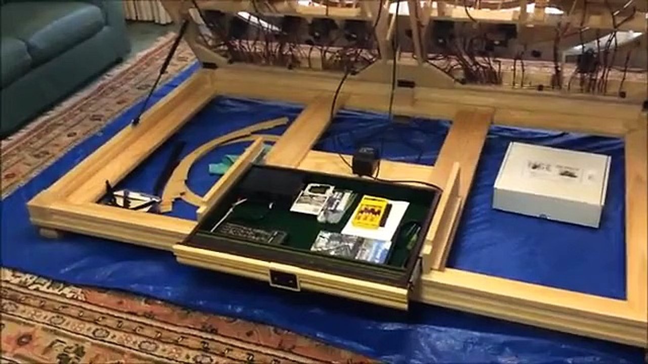 N Scale Coffee Table Train Layout Pt.1