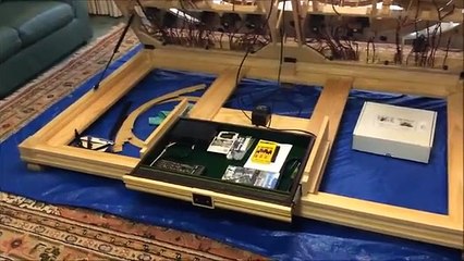 N Scale Coffee Table Train Layout Pt.1