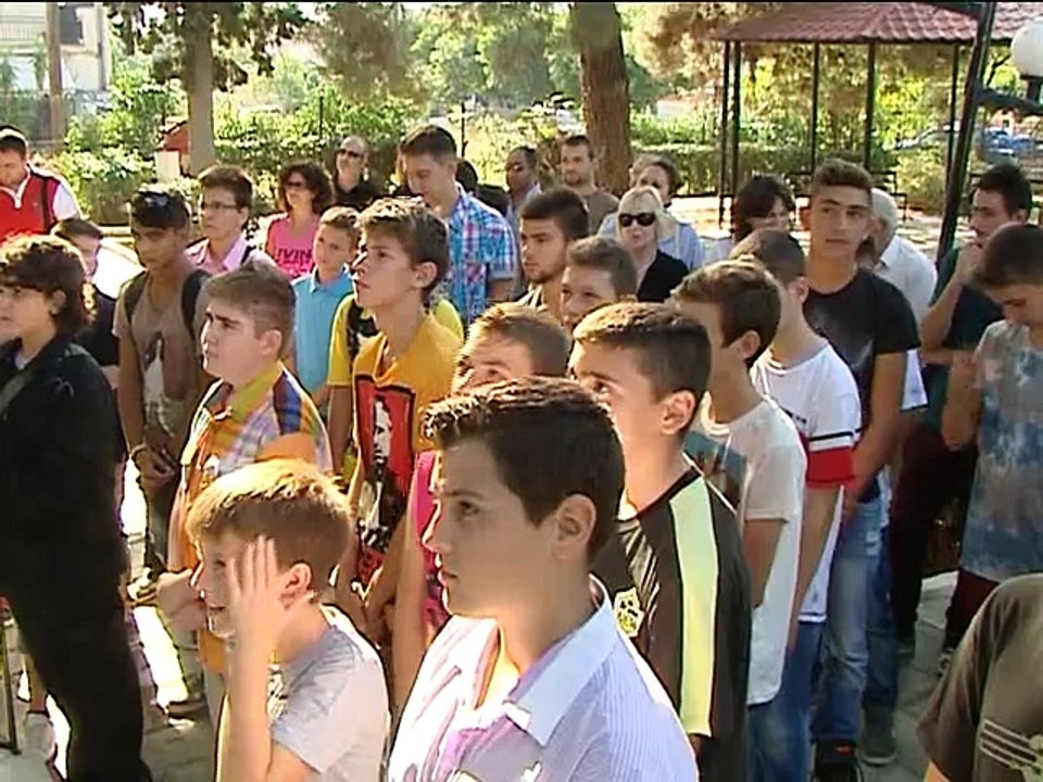 Αγιασμός στο εκκλησιαστικό λύκειο της Λαμίας