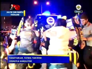 Fenerbahçe'ye Samandıra'da coşkulu karşılama!