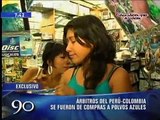 Árbitros del Perú - Colombia se van de compras a Polvos Azules