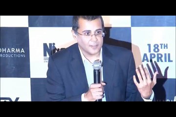 Chetan Bhagat at 2 STATES theatrical trailer launch