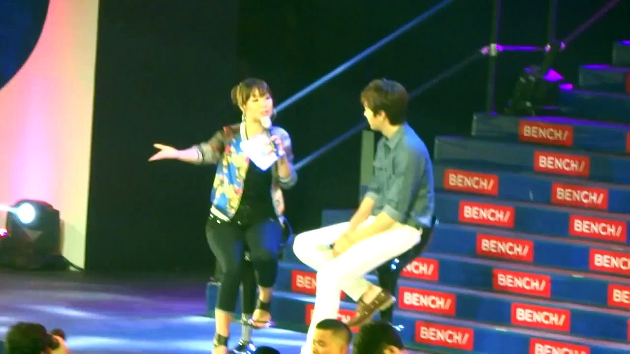 03212014 Lee Min Ho speaking/learning tagalog and teaching fans how to speak korean