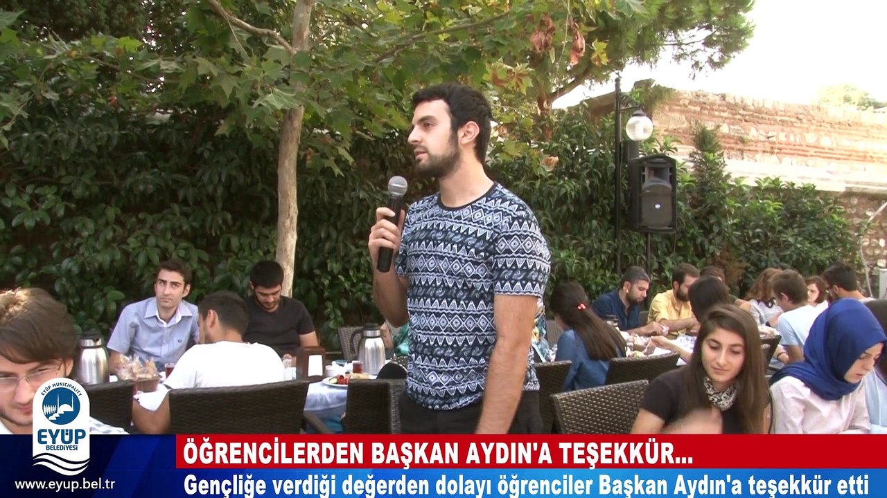 ÖĞRENCİLERDEN BAŞKAN AYDIN'A TEŞEKKÜR-HD