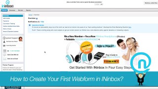 How to Create a Webform in INinbox