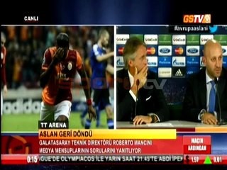 Mancini: "Taraftarımıza çok teşekkür ediyorum"