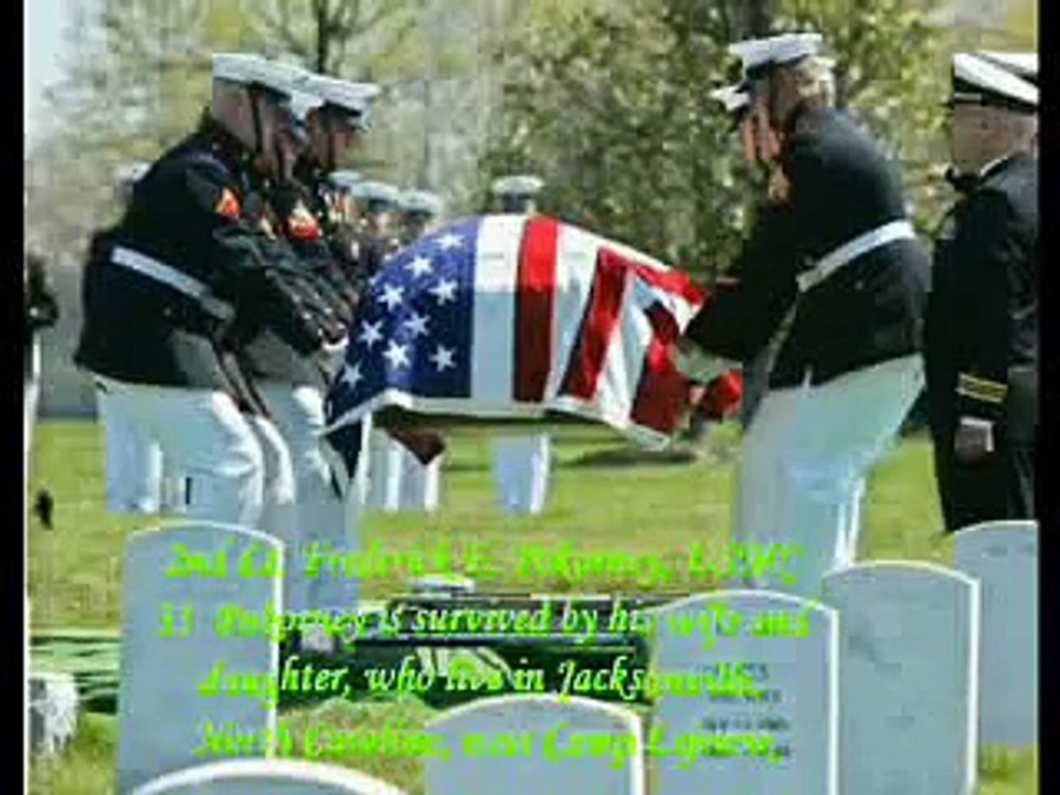 tribute to fallen soldiers