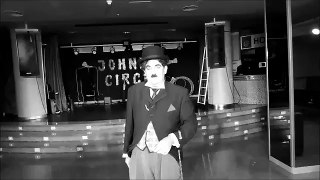Charlie Chaplin impersonator Johnny Circus Tenerife silent comedy act