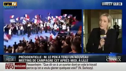 Marine Le Pen clash une journaliste!