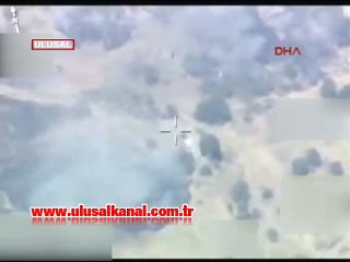 Görüntüler yayınladı! PKK işte böyle vuruldu