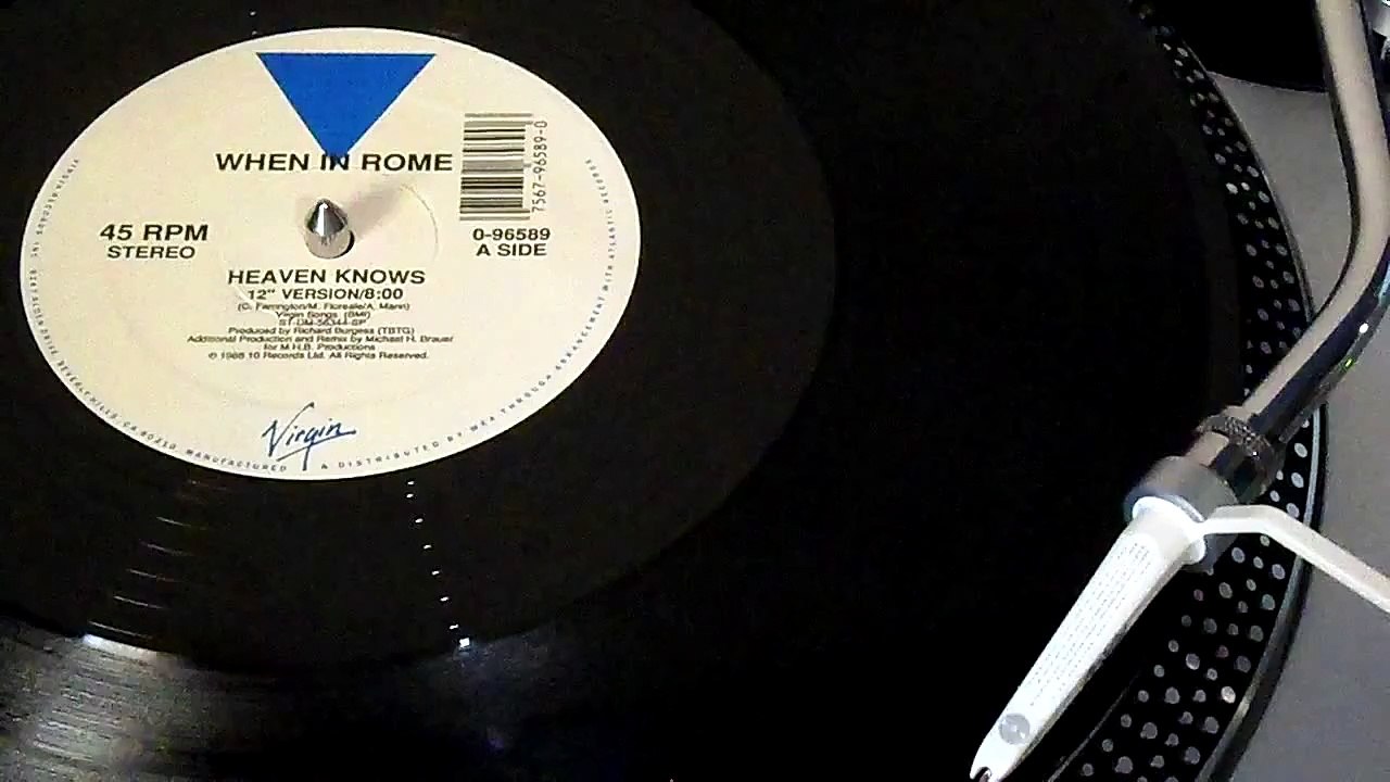 When In Rome - Heaven Knows (12'' Version)