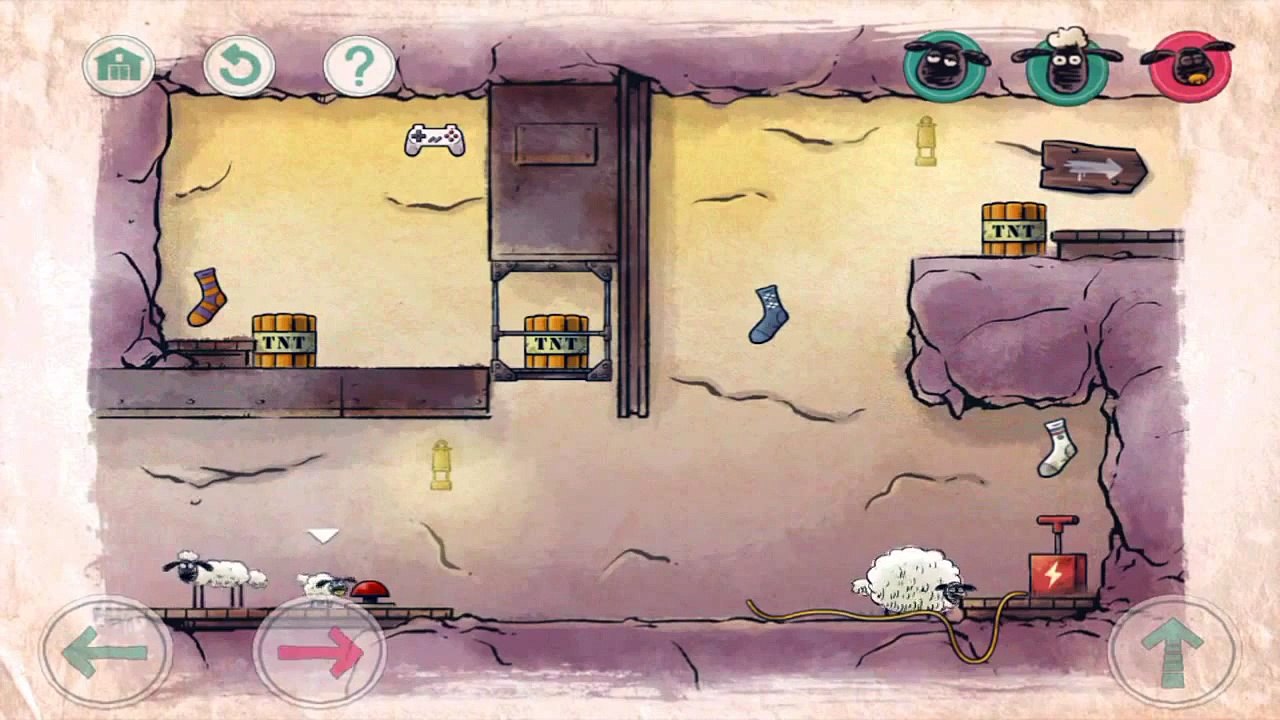 Shaun the Sheep - Home Sheep Home 2 walkthrough Underground level 6-8 - iPhone/iPod Touch/