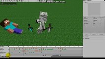 Minecraft Herobrine vs Enity 303 Fight!(Minecraft Animation)(müzikli)
