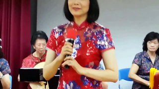 中姐畫家凌蕙蕙Painter Ling Hui-Hui 唱黃梅調「訪英台」2014年6月20日