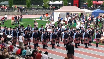Dowco Triumph Street Pipe Band BC Highland Games 2013. March, Strathspey & Reel