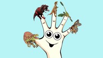 Finger Family Jurassic Dinosaur Nursery Rhyme ★ Finger Family Songs For Children with Surprise Eggs