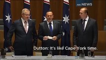 Dutton quips about Pacific Islands facing climate change