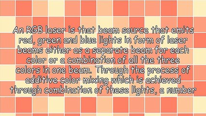 The Benefits Of An RGB Laser
