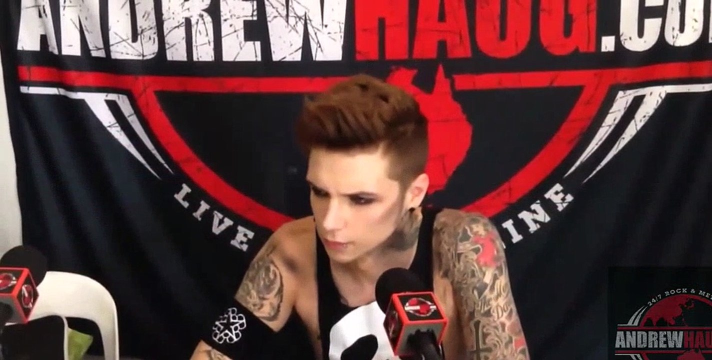 BLACK VEIL BRIDES "There is inherent cannibalism in the genre" Andy Biersack... [Full Episode]